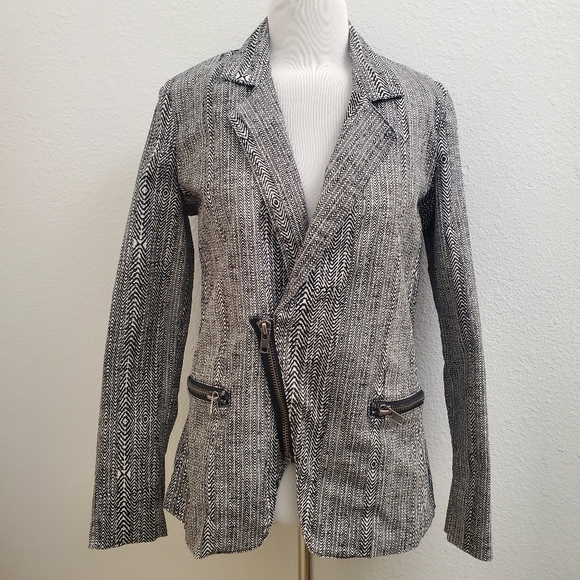 RVCA x Ashley Smith Zipper Detail Blazer OW18 - Picture 1 of 9